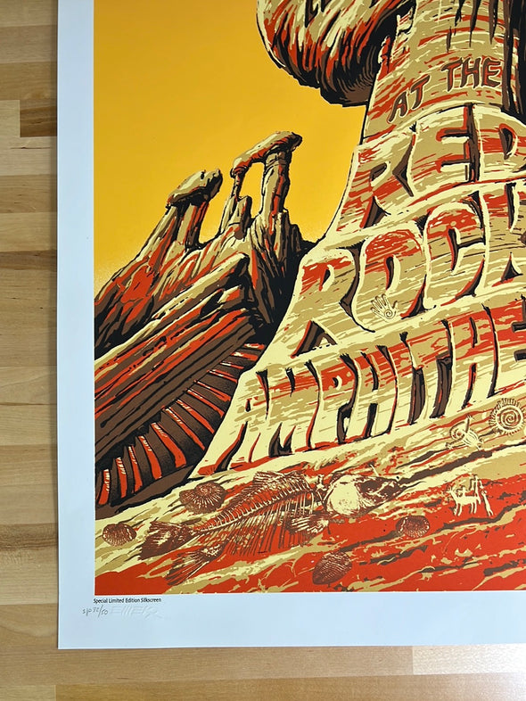 moe. - 2005 Emek poster Red Rocks Morrison, CO