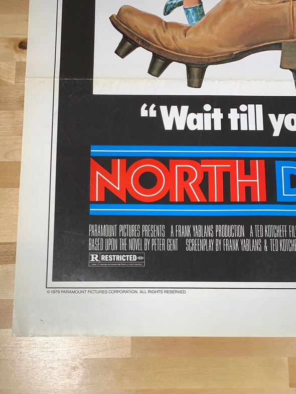 North Dallas Forty - 1979 original one sheet poster movie cinema 27x41