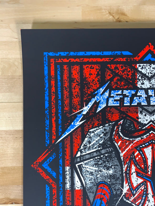 Metallica - 2018 Brad Klausen poster Herning, DEN Jyske Bank Boxen
