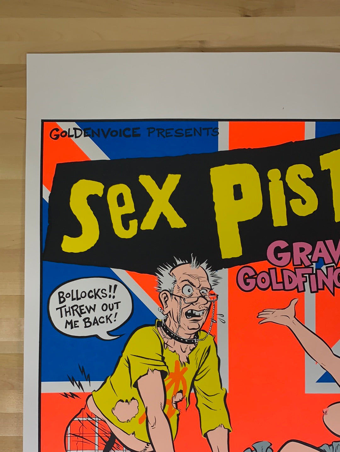 Sex Pistols - 1996 Chris Coop Poster Los Angeles, CA The Palladium