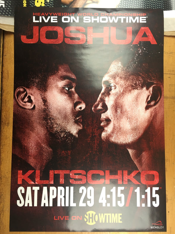 Boxing - 2017 Joshua vs Klitschko Poster