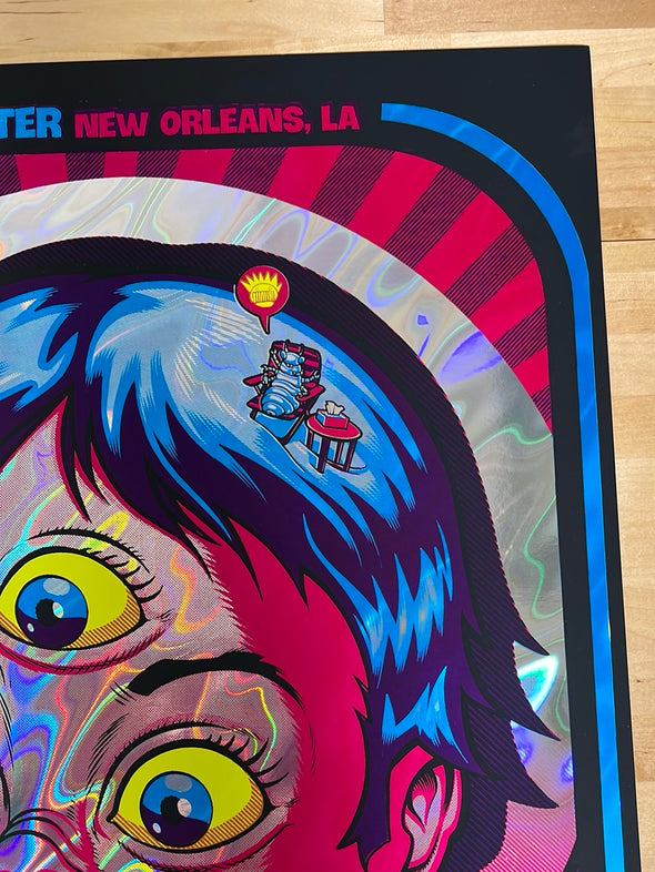 Ween - 2022 Zombie Yeti poster New Orleans, LA FOIL N2