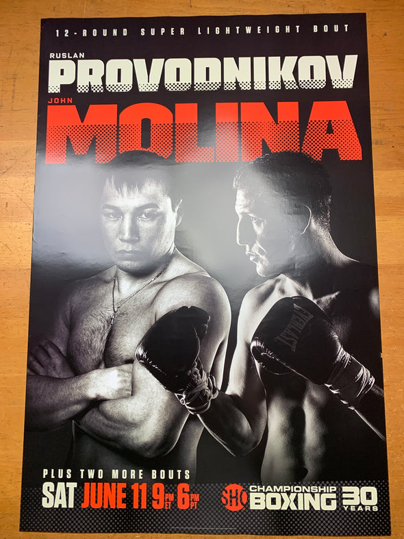 Provodnikov vs. Molina - poster print Boxing