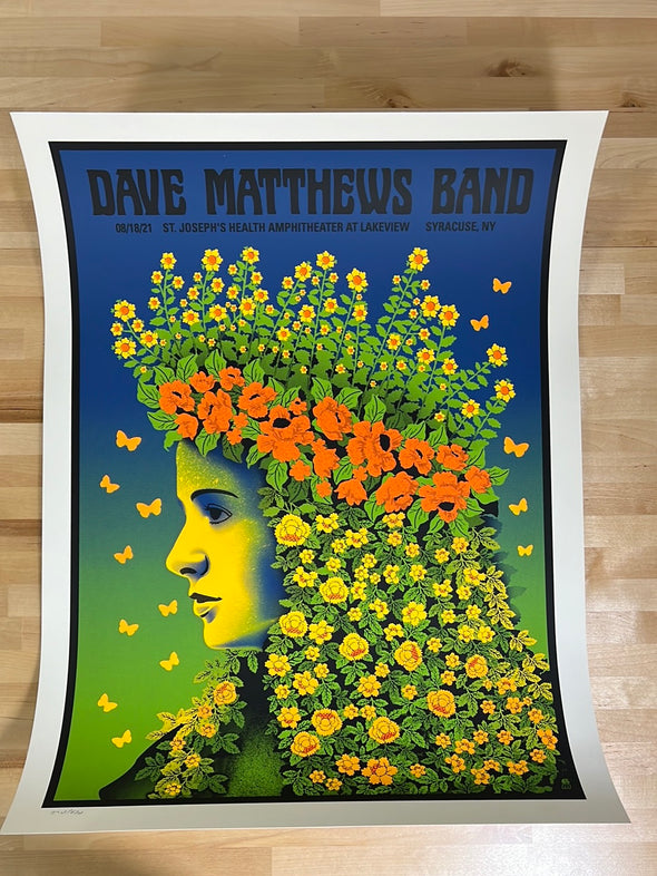 Dave Matthews Band - 2021 Methane poster Syracuse, NY