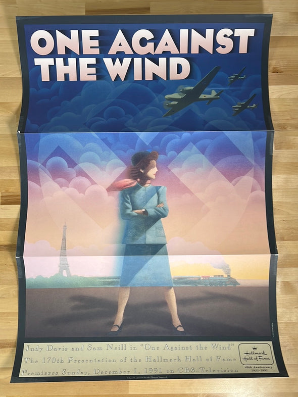 One Against the Wind - 1991 Hallmark movie poster original vintage