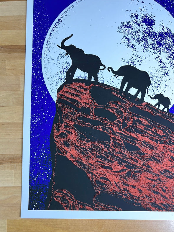 Elephant Revival - 2017 poster Red Rocks Morrison, CO