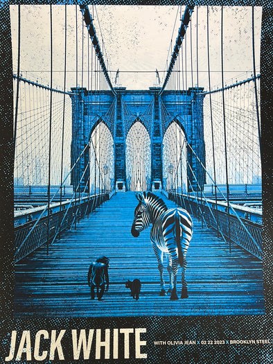 Jack White - 2023 Matthew Jacobson poster Brooklyn, NY