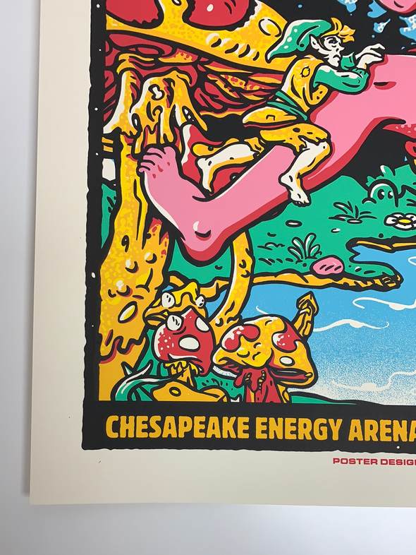 Foo Fighters - 2020 AngryBlue poster Oklahoma, OK Chesapeake