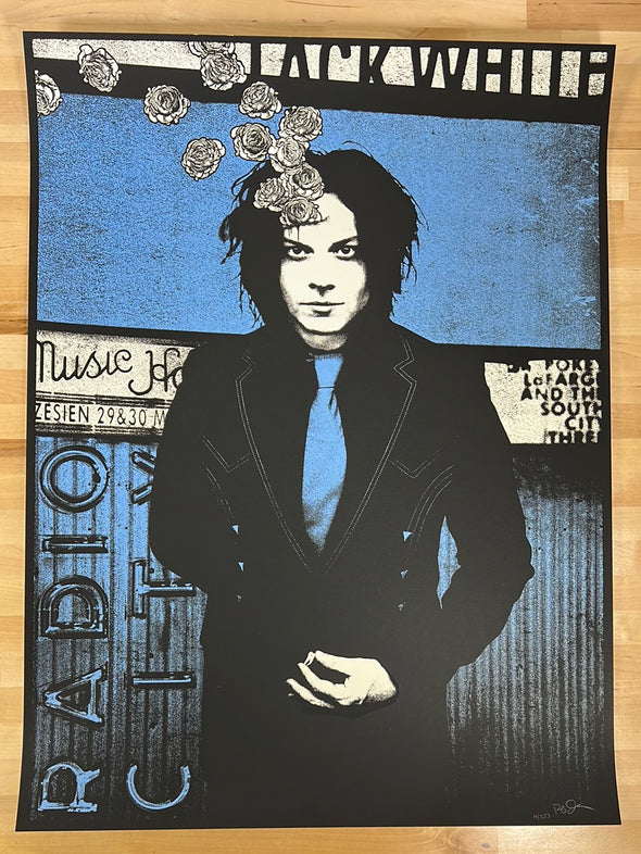 Jack White - 2012 Rob Jones poster Radio City New York N1