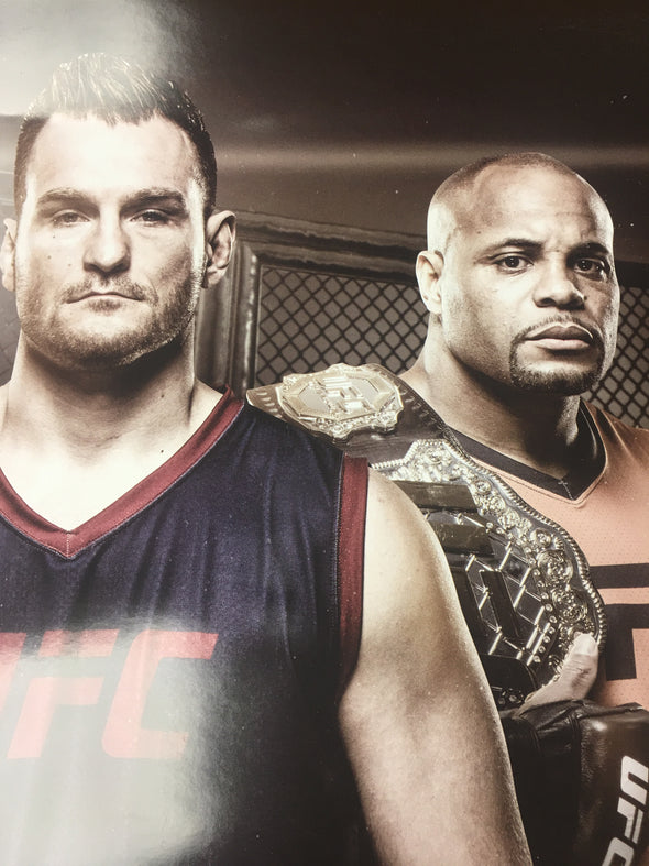 UFC Undefeated Poster Team Miocic vs Team Cormier