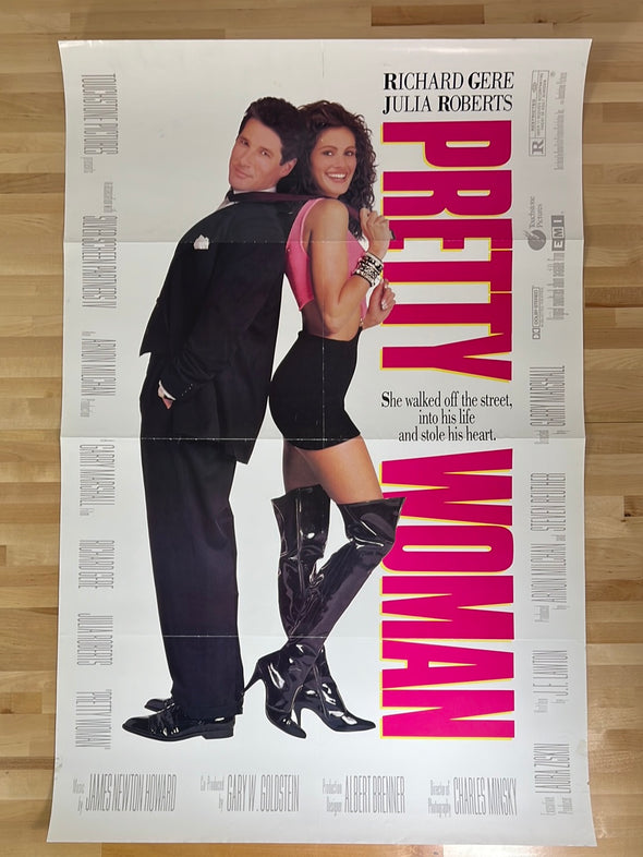 Pretty Woman - 1990 one sheet movie poster original vintage 27x40