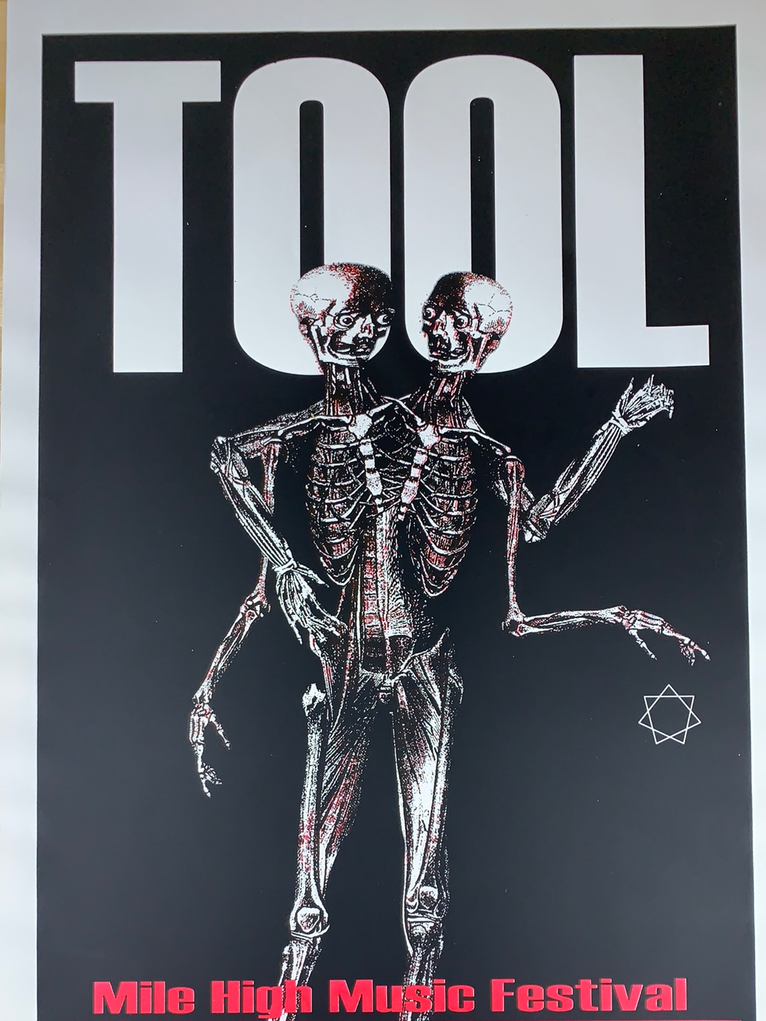 Adam Jones Tool San Francisco Concert Poster Night 1 2014