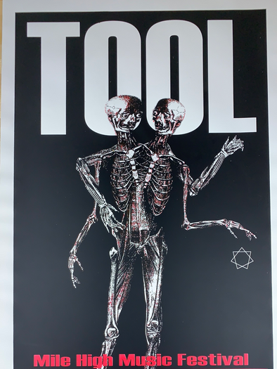 Tool - 2009 Adam Jones poster Denver, CO Dick's