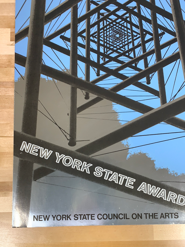 New York State Award - 1971 Council on the Arts print poster Original Vintage