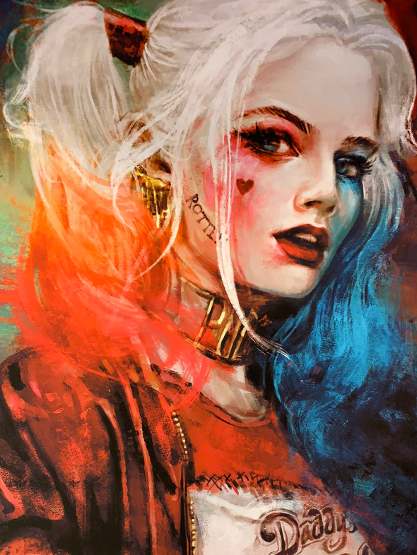 Hit Me With Your Best Shot - 2020 Alice X. Zhang poster Harley Quinn art print