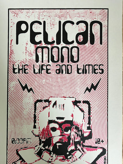 Pelican - 2006 Fire Sign Design poster Metro Chicago, IL (black)