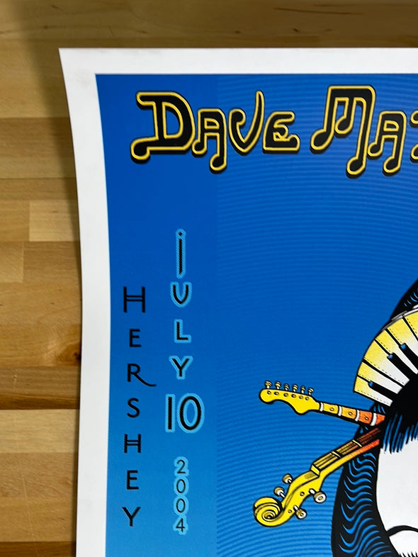 Dave Matthews Band - 2004 EMEK poster Hershey Park Stadium PA