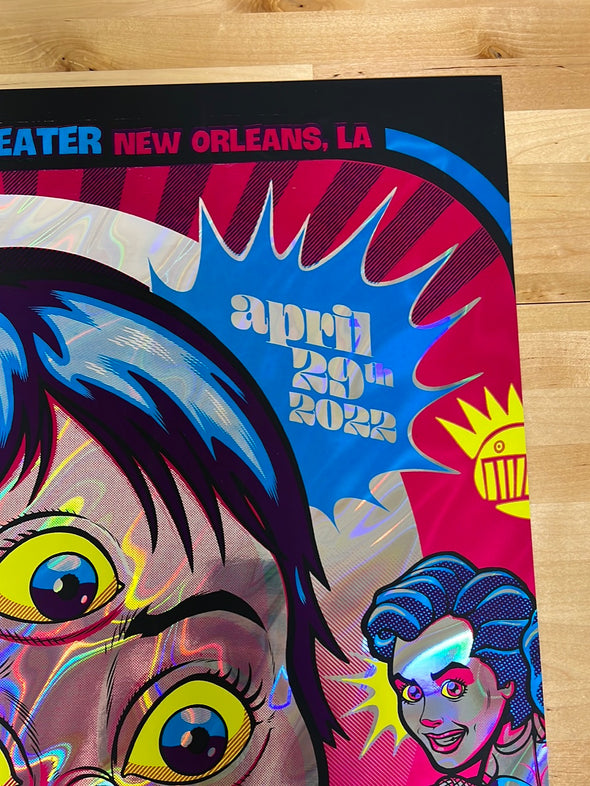 Ween - 2022 Zombie Yeti poster New Orleans, LA FOIL N1