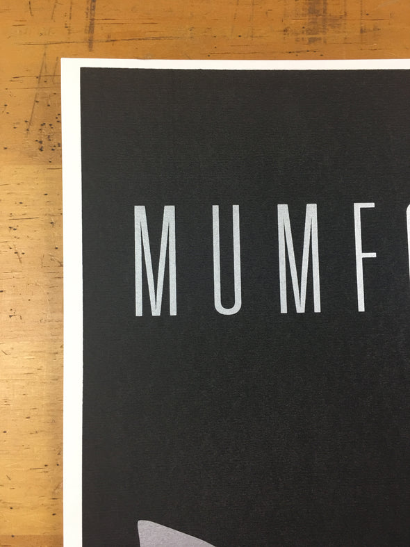 Mumford & Sons - 2015 Poster Liverpool, England, UK Echo Arena