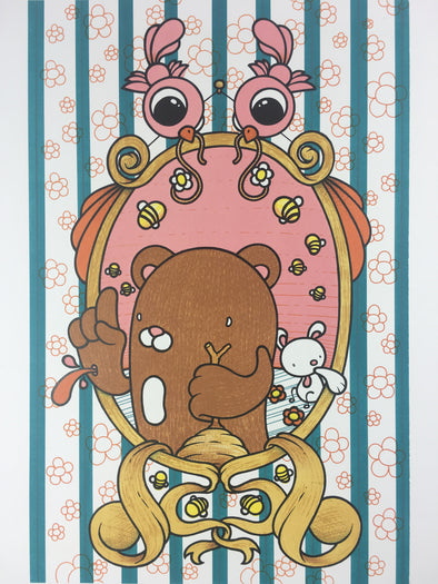 Honey Bear - 2008 Mike Budai Poster Art Print