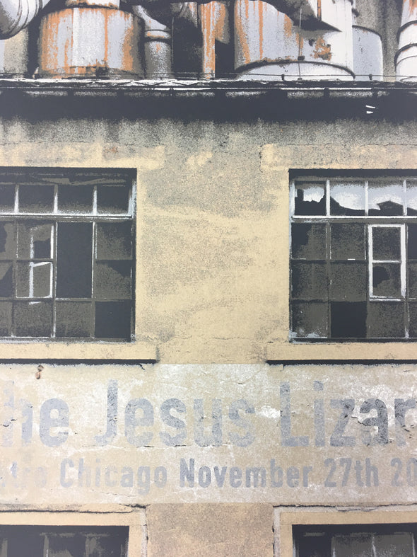 The Jesus Lizard - 2009 Dan MacAdam Crosshair Poster Chicago, IL Metro