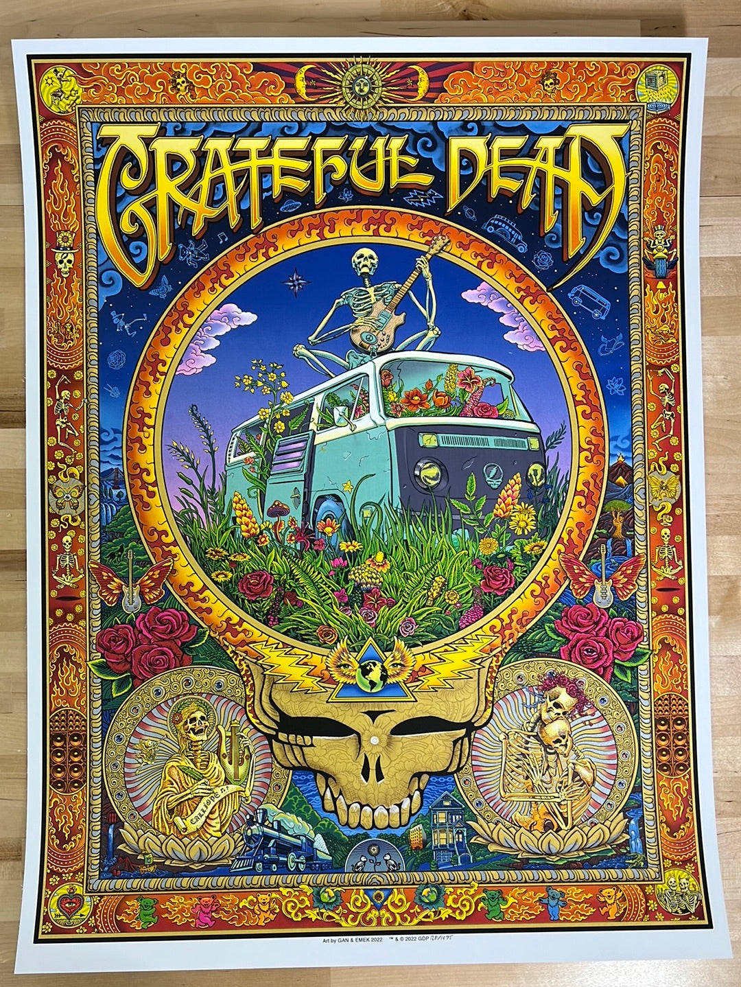 The Grateful Dead - 2022 EMEK poster art print – Sold Out Posters