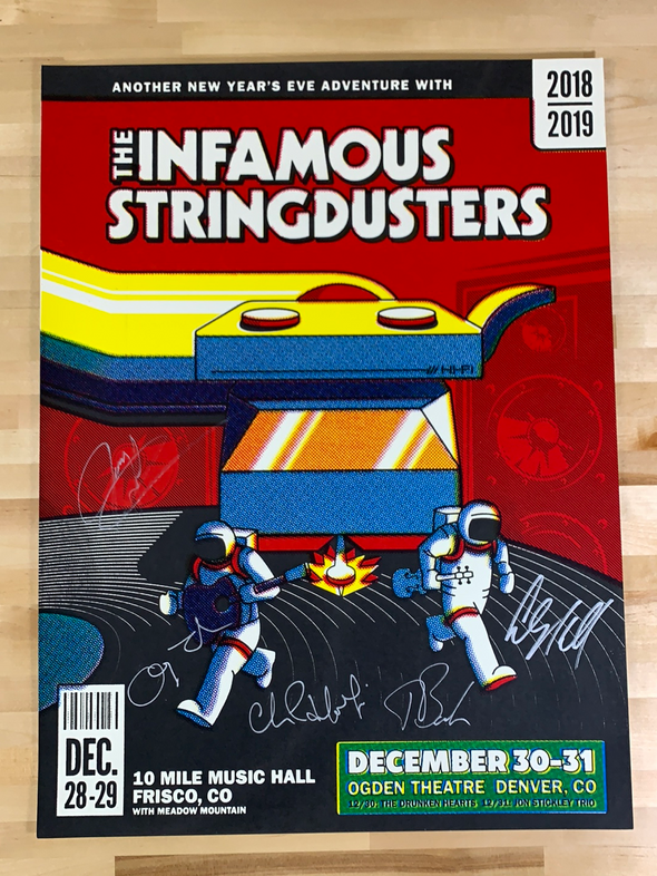 The Infamous Stringdusters - 2018 2019 poster 10 Mile Music Hall Frisco, CO