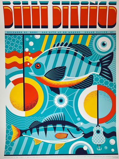 Billy Strings - 2021 Mike Tallman poster Grand Rapids, MI 12/31 1st