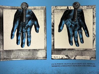 Jack White - 2014 Rob Jones poster Columbia, MD