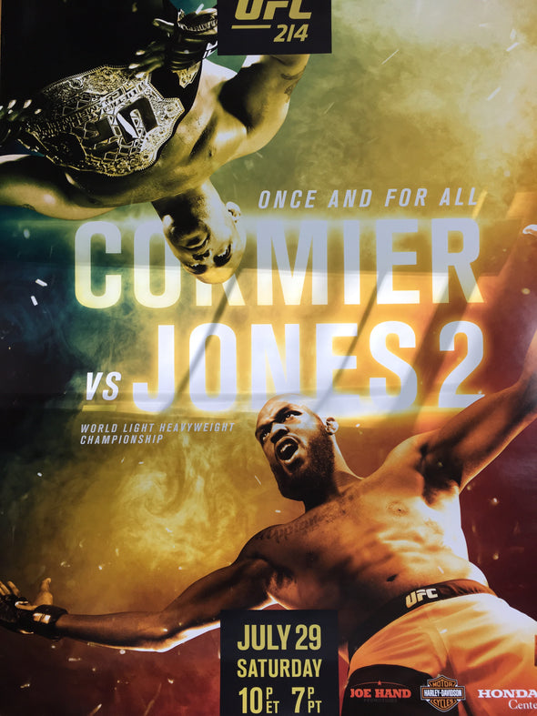 UFC 214 Poster - Cormer VS Jones