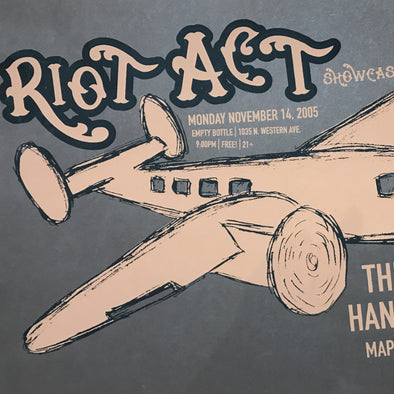 Riot Act - 2005 poster Empty Bottle Chicago, IL
