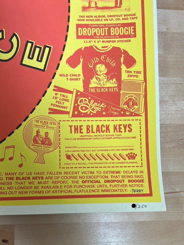 The Black Keys - 2022 Perry Shall poster Camden, NJ
