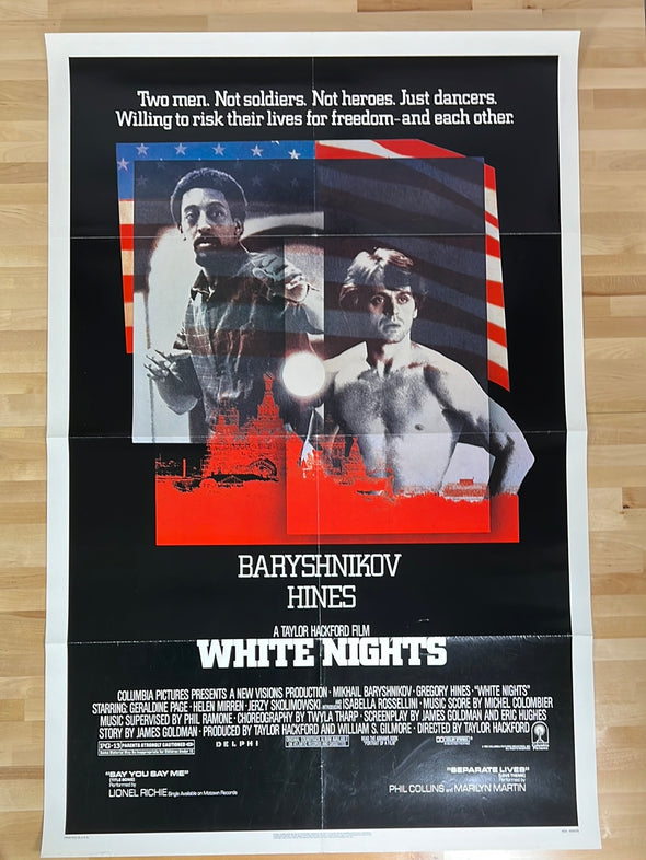 White Nights - 1985 one sheet movie poster original vintage 27x40