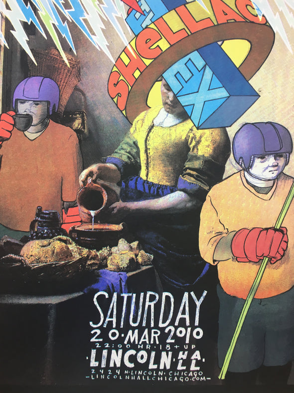 Shellac - 2010 Jay Ryan poster Chicago, IL Lincoln Hall