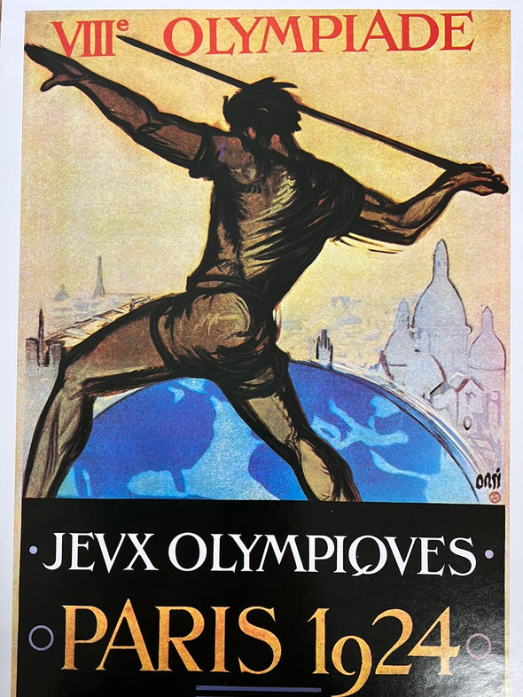 Canon Olympic Commemorative Series 1984  - poster 1924 Paris