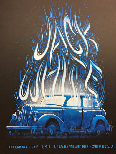 Jack White - 2018 DKNG poster San Francisco, CA Bill Graham Civic Night 1