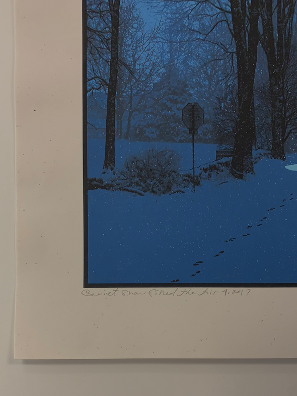Quiet Snow Filled the Air - 2017 Dan McCarthy poster, art print
