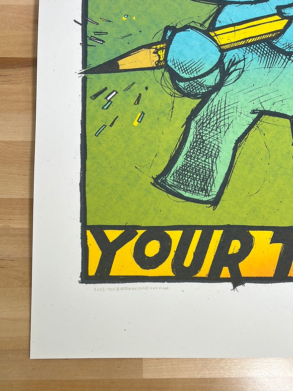 Sharpen Your Tools - 2022 Jay Ryan poster art print