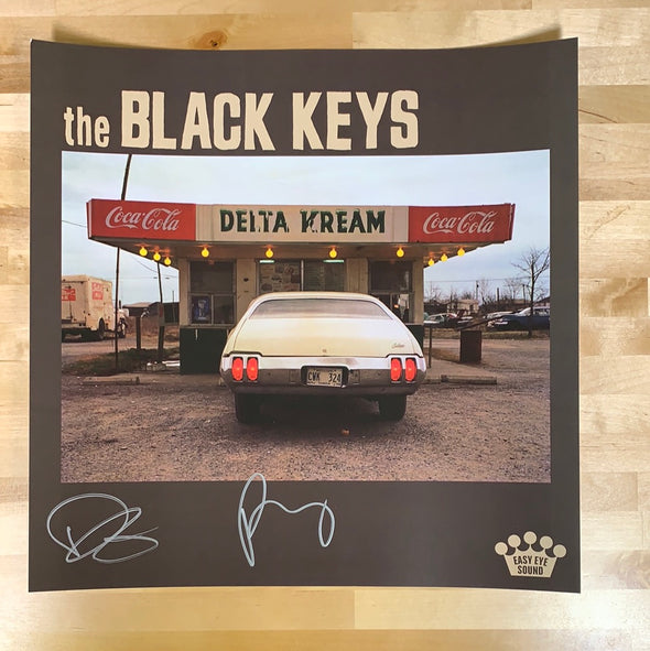 Black Keys - 2021 Delta Kream autographed signed poster art print