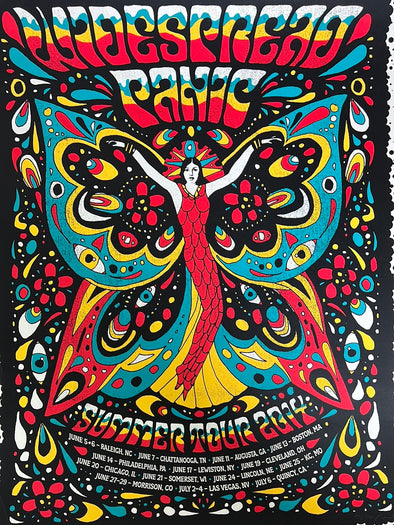Widespread Panic - 2014 Nate Duval poster Summer Tour