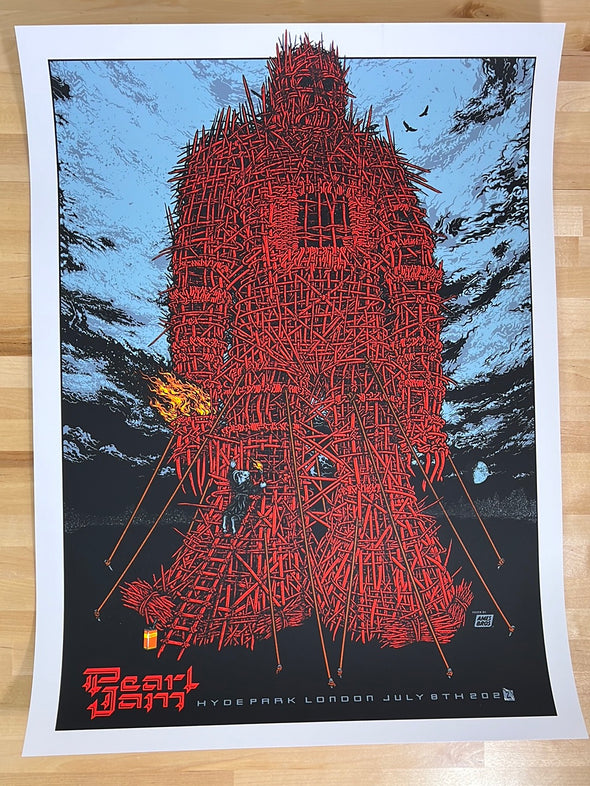 Pearl Jam - 2022 Ames Brothers poster London, GBR N1 #1