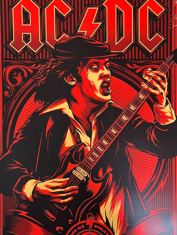 AC/DC- 2008 Ken Taylor poster Columbus, OH