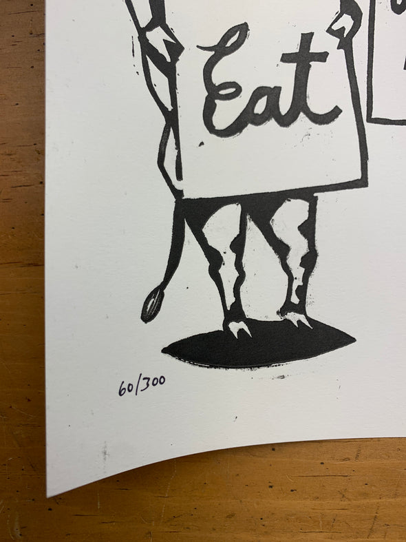 Eat More Veggies - 2020 Jim Pollock poster Art print Phish