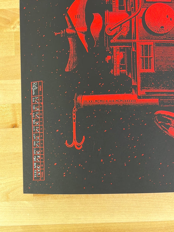 The White Stripes - 2021 Rob Jones poster Greatest Hits Red/Black