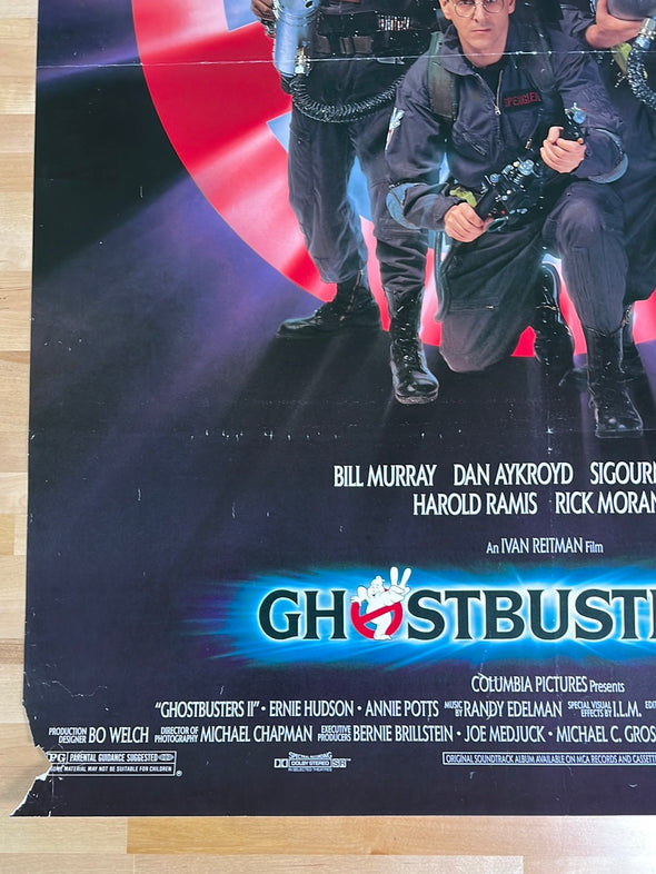 Ghostbusters 2 - 1989 one sheet movie poster original vintage 27x40