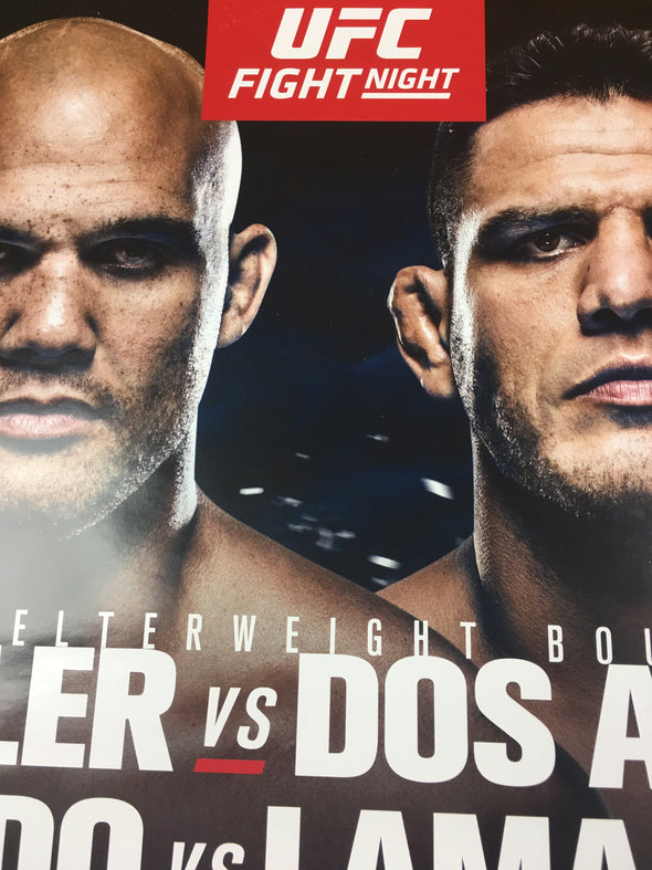 UFC Fight Night - 2017 Poster Lawler vs Dos Anjos, Aldo vs Lamas 2