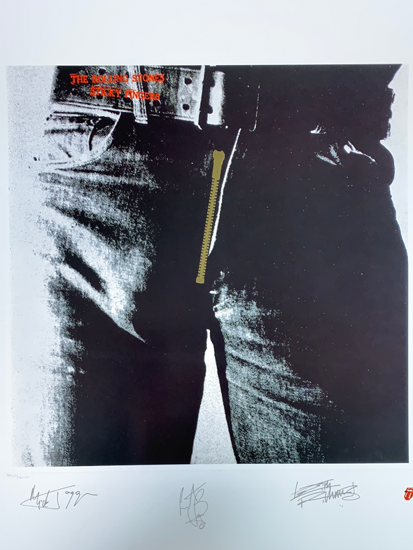 Rolling Stones - 1994 official poster Vintage Sticky Fingers x/5000