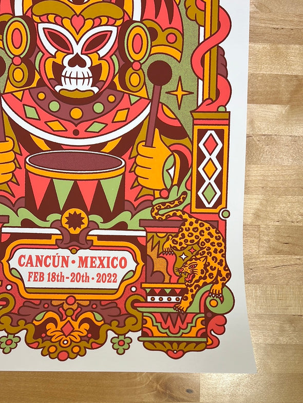 Dave Matthews Band - 2022 Bene Rohlmann poster Cancun N2