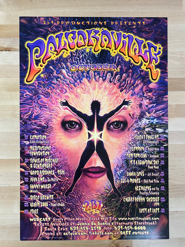 MHP 103 October - 2000 poster Palookaville Santa Cruz, CA 1st