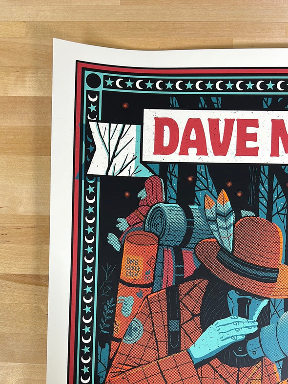 Dave Matthews Band - 2021 Methane poster George, WA 9/3